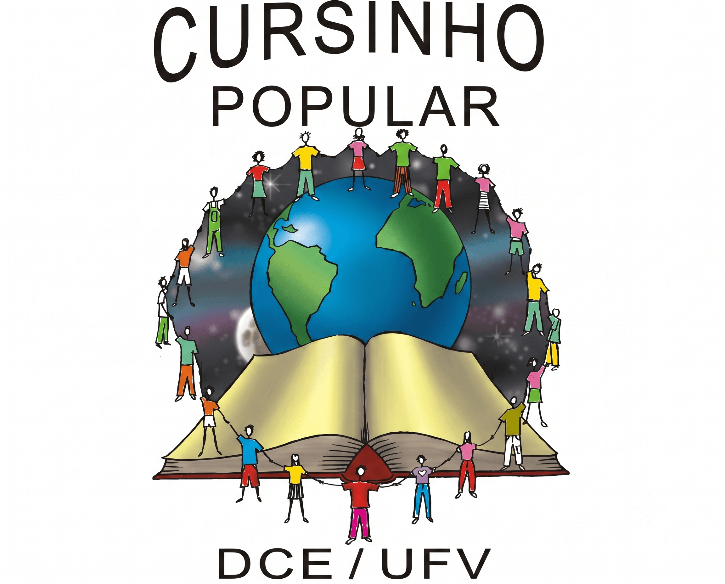 Identidade visual do Cursinho Popular DCE/UFV.